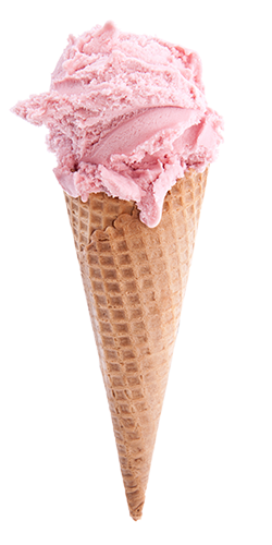 Strawberry cone